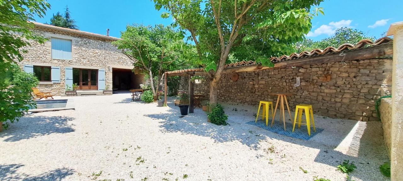 Le Mazet Sainte-Jalle, Piscine Chauffee, Jardin Clos, Barbecue En Baronnies Provencales Экстерьер фото