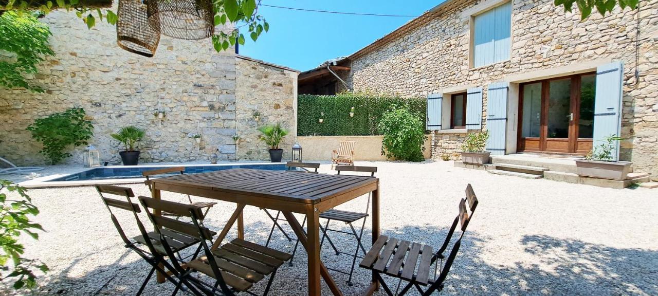 Le Mazet Sainte-Jalle, Piscine Chauffee, Jardin Clos, Barbecue En Baronnies Provencales Экстерьер фото